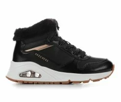 Girls' Skechers Little Kid & Big Kid Uno Cozy On Air Wedge Sneakers