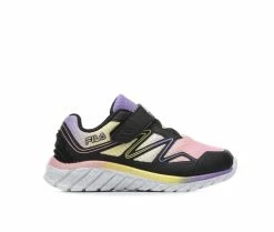 Girls' Fila Toddler Panorama 9 Strap Running Shoes