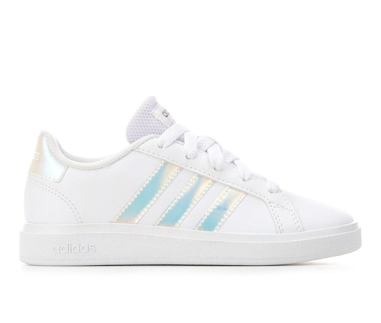 Girls' Adidas Little Kid & Big Kid Grand Court 2.0 Sustainable Sneakers 3 Girls' Adidas Little Kid & Big Kid Grand Court 2.0 Sustainable Sneakers