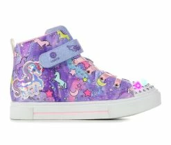 Girls' Skechers Little Kid Twinkle Sparks Unicorn Light-Up High-Top Sneakers