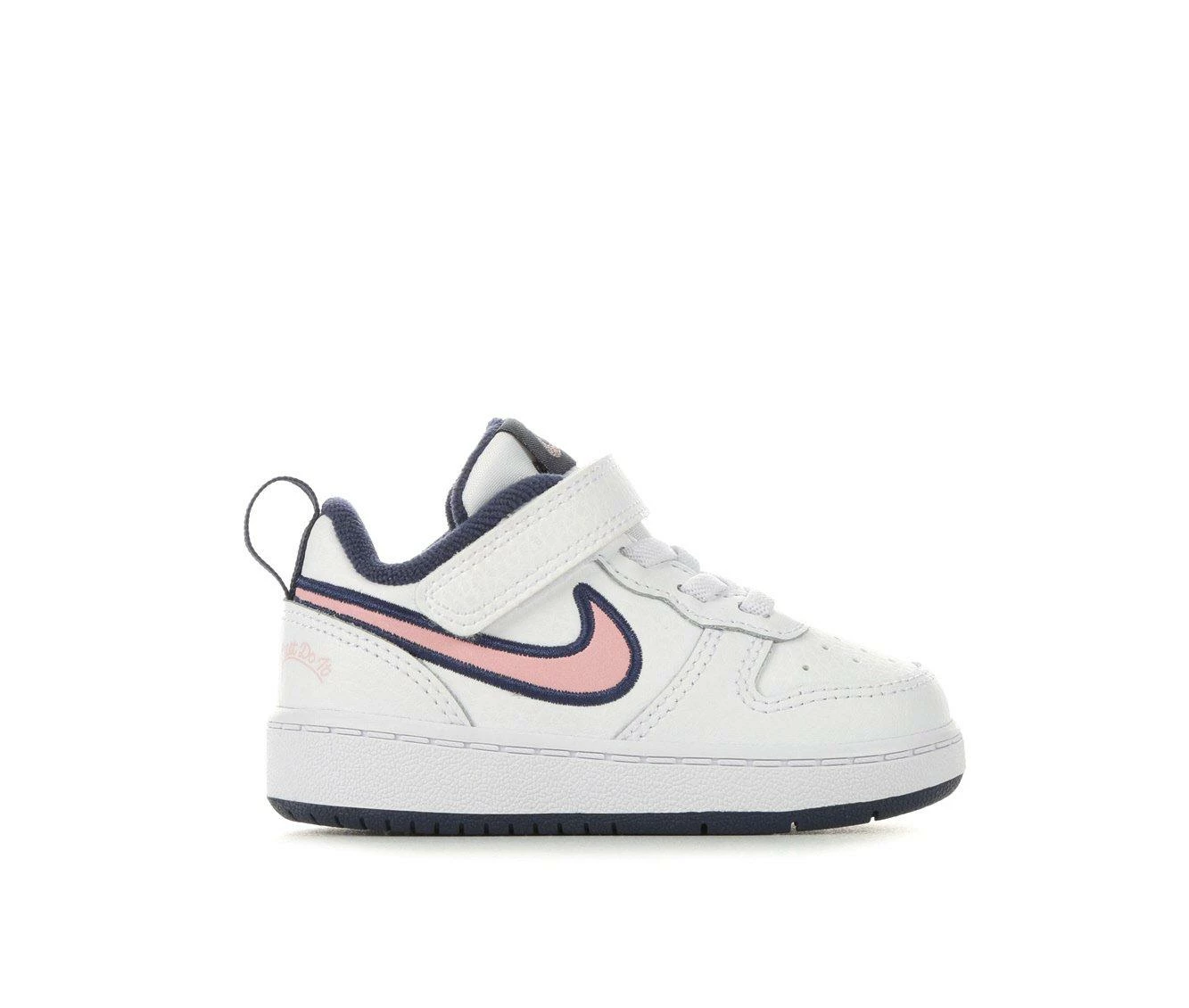 Girls' Nike Infant & Toddler Court Borough Low Special Edition 1 Sneakers 4 Girls' Nike Infant & Toddler Court Borough Low Special Edition 1 Sneakers - Image 2