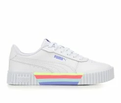 Girls' Puma Big Kid Carina 2.0 Stripes Sneakers