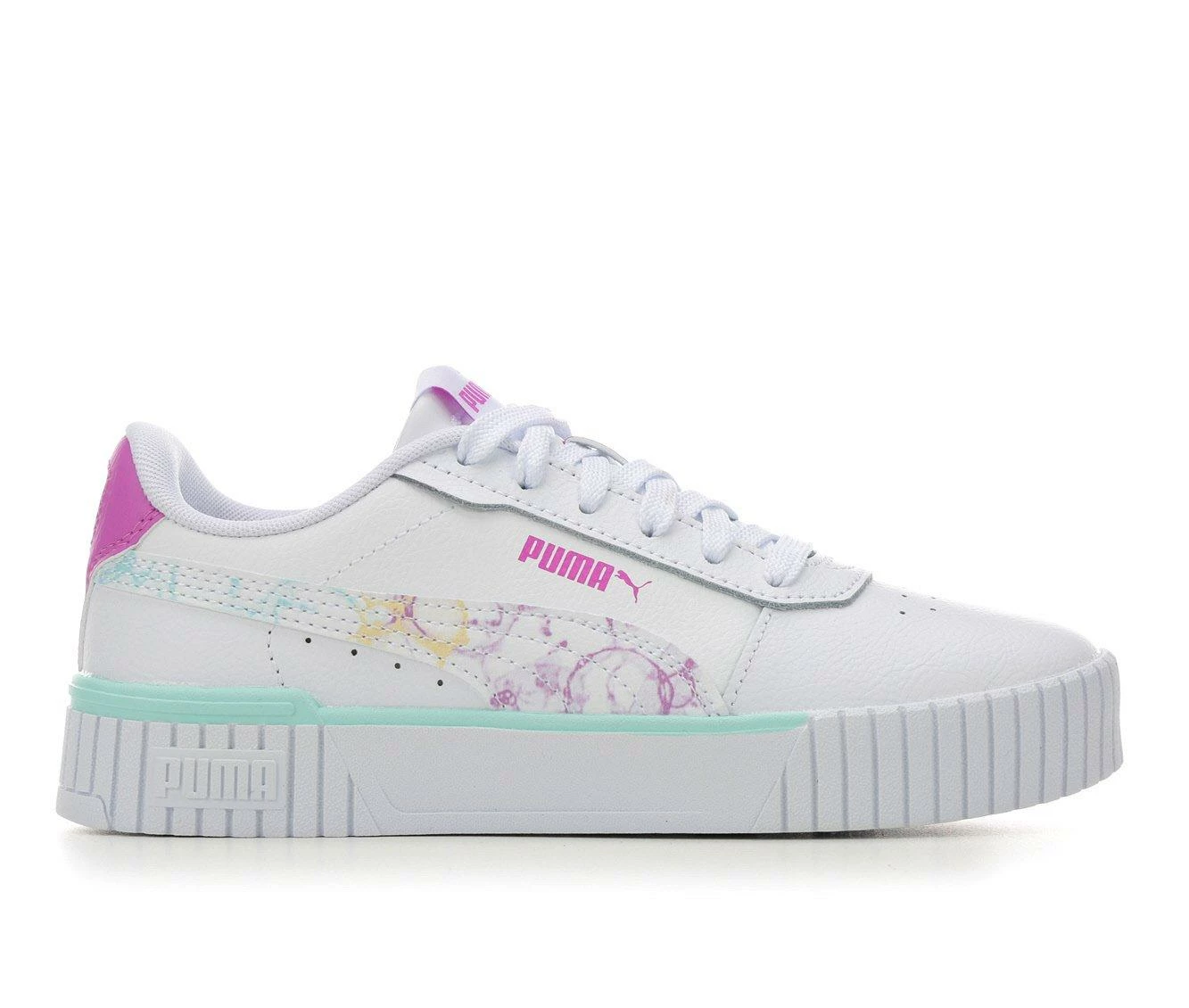Girls' Puma Big Kid Carina 2.0 Bubble Dye Sneakers 3 Girls' Puma Big Kid Carina 2.0 Bubble Dye Sneakers