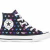 Girls' Converse Little Kid Chuck Taylor All Star Foil Heart Hi Sneakers