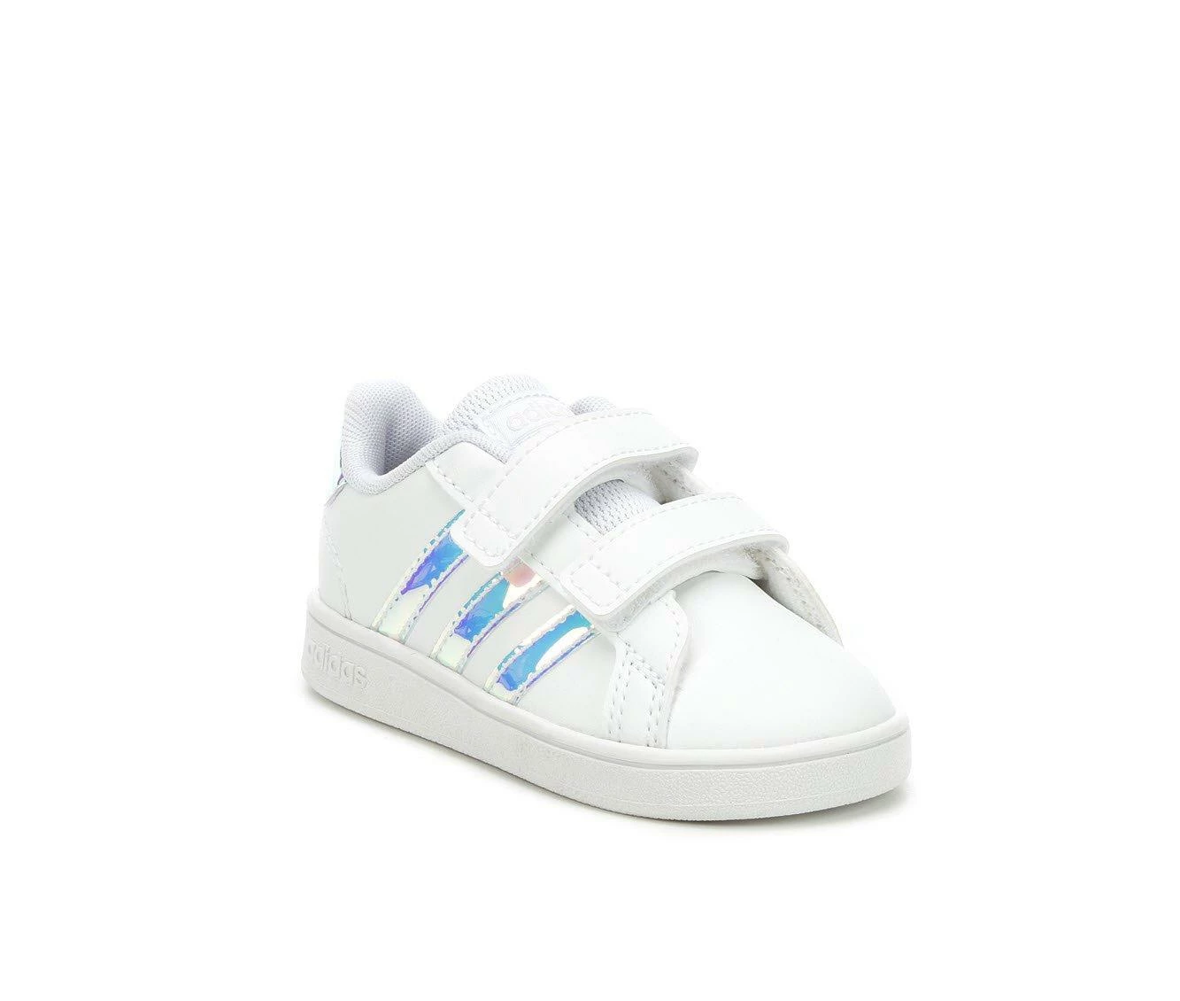 Girls' Adidas Infant & Toddler Grand Court Sneakers 5 Girls' Adidas Infant & Toddler Grand Court Sneakers - Image 3