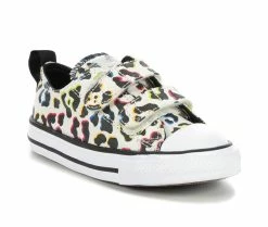 Girls' Converse Infant & Toddler Chuck Taylor All Star Leopard Sneakers -Basketball and Court Shoes Sales Store 2 159