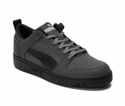 Men's Puma Rebound Layup Lo Nubuck Court Sneakers -Basketball and Court Shoes Sales Store 2 21