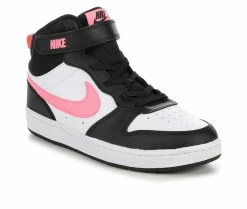 Girls' Nike Little Kid Court Borough Mid 2 Sneakers -Basketball and Court Shoes Sales Store 2 289