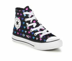 Girls' Converse Little Kid Chuck Taylor All Star Foil Heart Hi Sneakers -Basketball and Court Shoes Sales Store 2 292