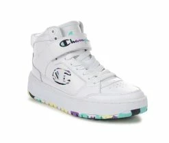Girls' Champion Big Kid Drome Power High-Top Sneakers -Basketball and Court Shoes Sales Store 2 66
