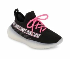 Girls' DKNY Little Kid & Big Kid Landon Knit Sneakers -Basketball and Court Shoes Sales Store 2 77