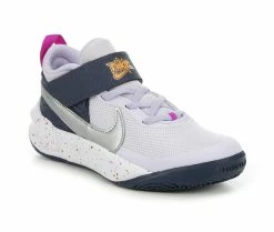 Girls' Nike Little Kid Team Hustle D10 SE Basketball Shoes -Basketball and Court Shoes Sales Store 2 9