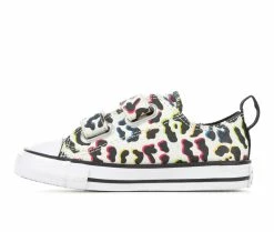 Girls' Converse Infant & Toddler Chuck Taylor All Star Leopard Sneakers -Basketball and Court Shoes Sales Store 3 159