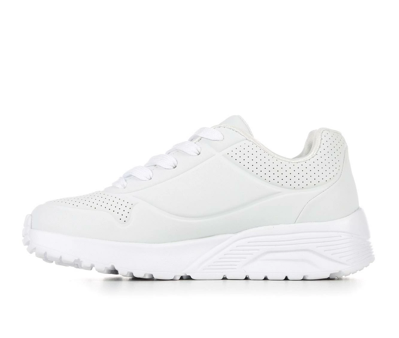 Girls' Skechers Little Kid & Big Kid Uno Lite Heart Metallic Wedge Sneakers 6 Girls' Skechers Little Kid & Big Kid Uno Lite Heart Metallic Wedge Sneakers - Image 4