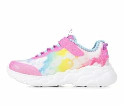 Girls' Skechers Little Kid Rainbow Racer Light-Up Wedge Sneakers -Basketball and Court Shoes Sales Store 3 203