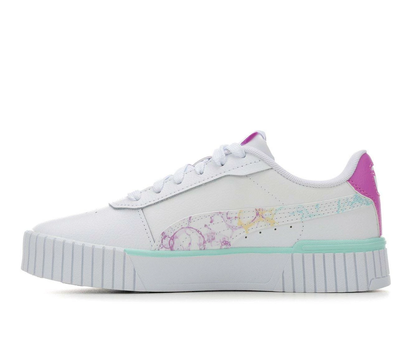 Girls' Puma Big Kid Carina 2.0 Bubble Dye Sneakers 6 Girls' Puma Big Kid Carina 2.0 Bubble Dye Sneakers - Image 4