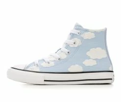 Girls' Converse Little Kid Chuck Taylor All Star Cloudy Mid Sneakers -Basketball and Court Shoes Sales Store 3 23