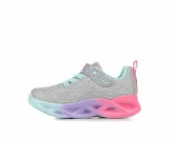 Girls' Skechers Toddler Twisty Brights Light-Up Sneakers -Basketball and Court Shoes Sales Store 3 234