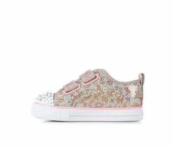 Girls' Skechers Toddler & Little Kid Shuffle Sequins N' Shine Light-Up Sneakers -Basketball and Court Shoes Sales Store 3 261