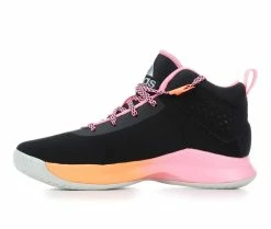 Girls' Adidas Little Kid & Big Kid Cross 'Em Up Wide Width Basketball Shoes -Basketball and Court Shoes Sales Store 3 48