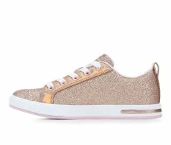 Girls' Skechers Little Kid & Big Kid Shoutouts Deluxe Shine Sneakers -Basketball and Court Shoes Sales Store 3 87