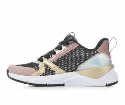 Girls' Skechers Little Kid & Big Kid Shine Status Sleek Shines Sneakers -Basketball and Court Shoes Sales Store 3 89