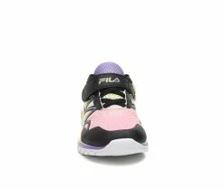 Girls' Fila Toddler Panorama 9 Strap Running Shoes -Basketball and Court Shoes Sales Store 4 101