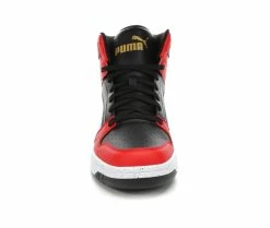 Men's Puma Rebound Layup Interest High-Top Sneakers -Basketball and Court Shoes Sales Store 4 12