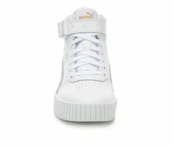 Girls' Puma Big Kid Carina 2.0 Mid Sneakers -Basketball and Court Shoes Sales Store 4 22