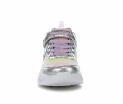 Girls' Skechers Little Kid & Big Kid Heart Lights Simply Love Light-Up Sneakers -Basketball and Court Shoes Sales Store 4 260