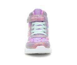 Girls' Skechers Little Kid & Big Kid Unicorn Dreams Light-Up High-Top Sneakers -Basketball and Court Shoes Sales Store 4 277