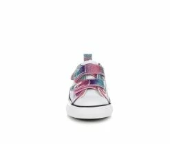 Girls' Converse Toddler Chuck Taylor All Star 2V Glitter Drip Sneakers -Basketball and Court Shoes Sales Store 4 282