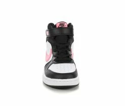 Girls' Nike Little Kid Court Borough Mid 2 Sneakers -Basketball and Court Shoes Sales Store 4 289