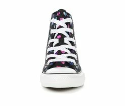 Girls' Converse Little Kid Chuck Taylor All Star Foil Heart Hi Sneakers -Basketball and Court Shoes Sales Store 4 292