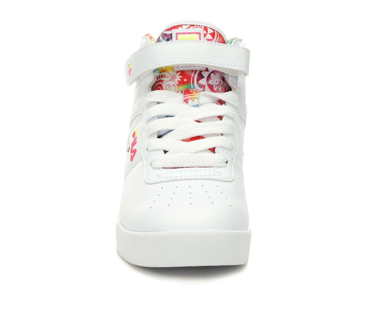 Girls' Fila Little Kid & Big Kid Vulc 13 Rogue Tie-Dye High-Top Sneakers 7 Girls' Fila Little Kid & Big Kid Vulc 13 Rogue Tie-Dye High-Top Sneakers - Image 5