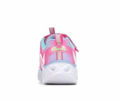 Girls' Skechers Little Kid & Big Kid Heart Lights Rainbow Lux Light-Up Sneakers -Basketball and Court Shoes Sales Store 5 121
