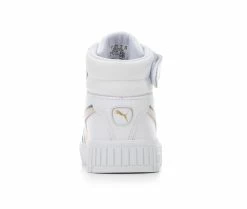Girls' Puma Big Kid Carina 2.0 Mid Sneakers -Basketball and Court Shoes Sales Store 5 22