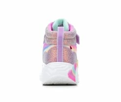 Girls' Skechers Little Kid & Big Kid Unicorn Dreams Light-Up High-Top Sneakers -Basketball and Court Shoes Sales Store 5 272