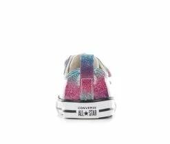 Girls' Converse Toddler Chuck Taylor All Star 2V Glitter Drip Sneakers -Basketball and Court Shoes Sales Store 5 277