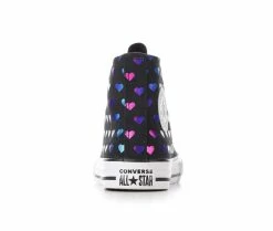 Girls' Converse Little Kid Chuck Taylor All Star Foil Heart Hi Sneakers -Basketball and Court Shoes Sales Store 5 286