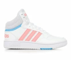 Girls' Adidas Little Kid & Big Kid Hoops Mid 3.0 Sneakers