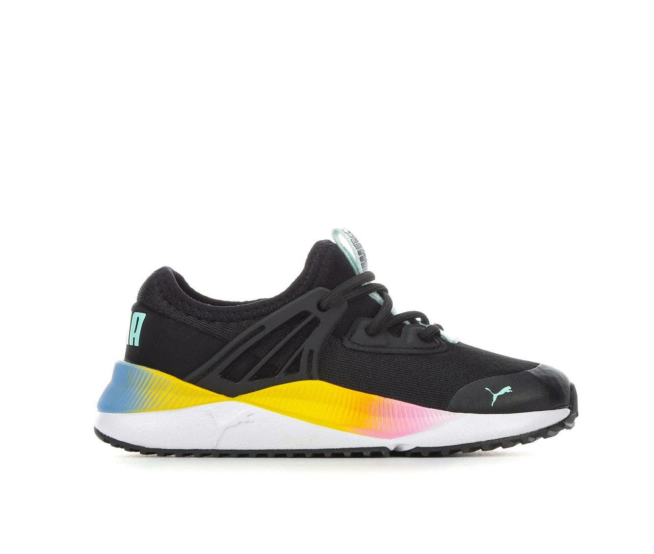 Girls' Puma Toddler Pacer Future 2.0 Rainbow Running Shoes 4 Girls' Puma Toddler Pacer Future 2.0 Rainbow Running Shoes - Image 2