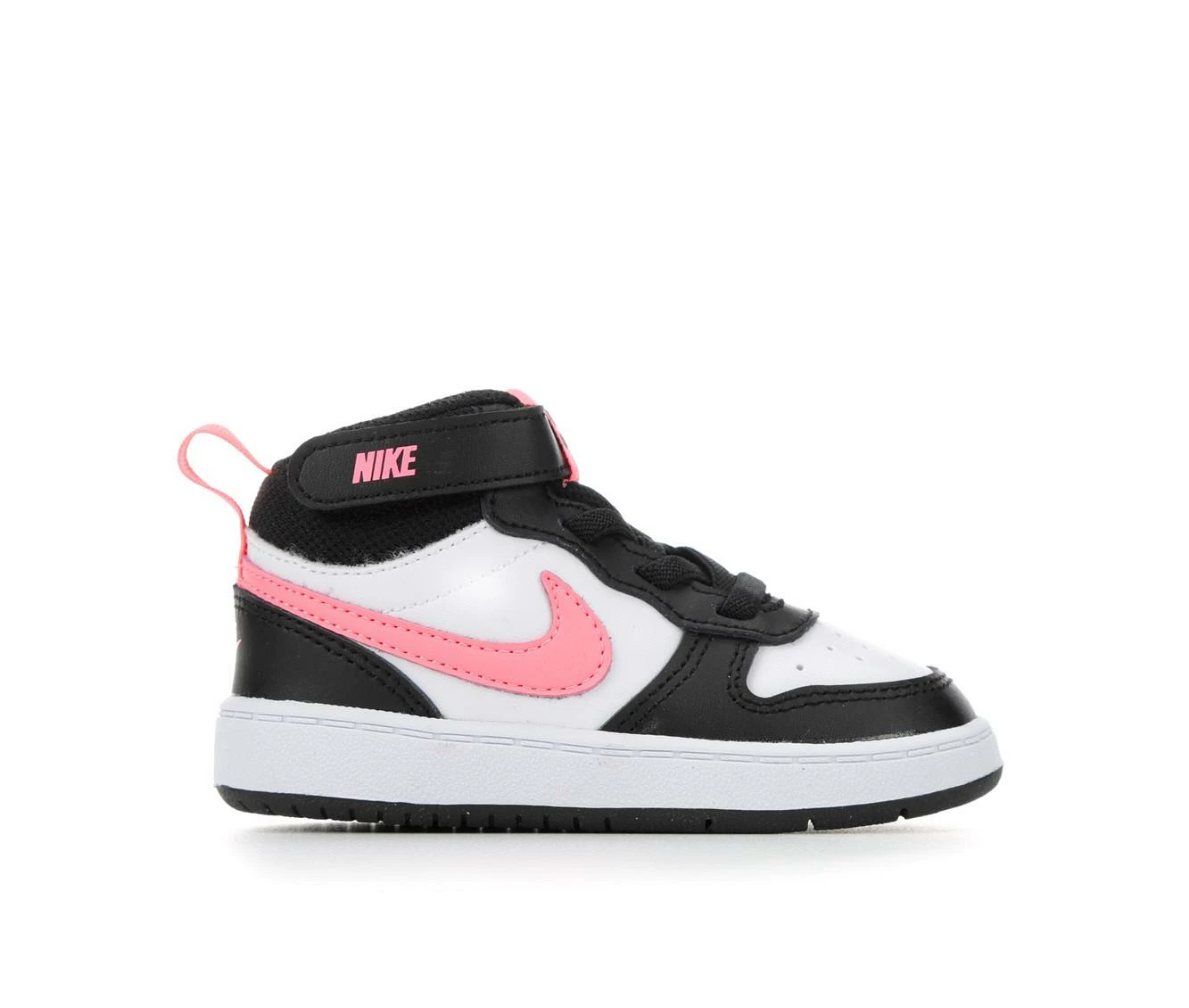 Girls' Nike Infant & Toddler Court Borough Mid 2 Sneakers 4 Girls' Nike Infant & Toddler Court Borough Mid 2 Sneakers - Image 2