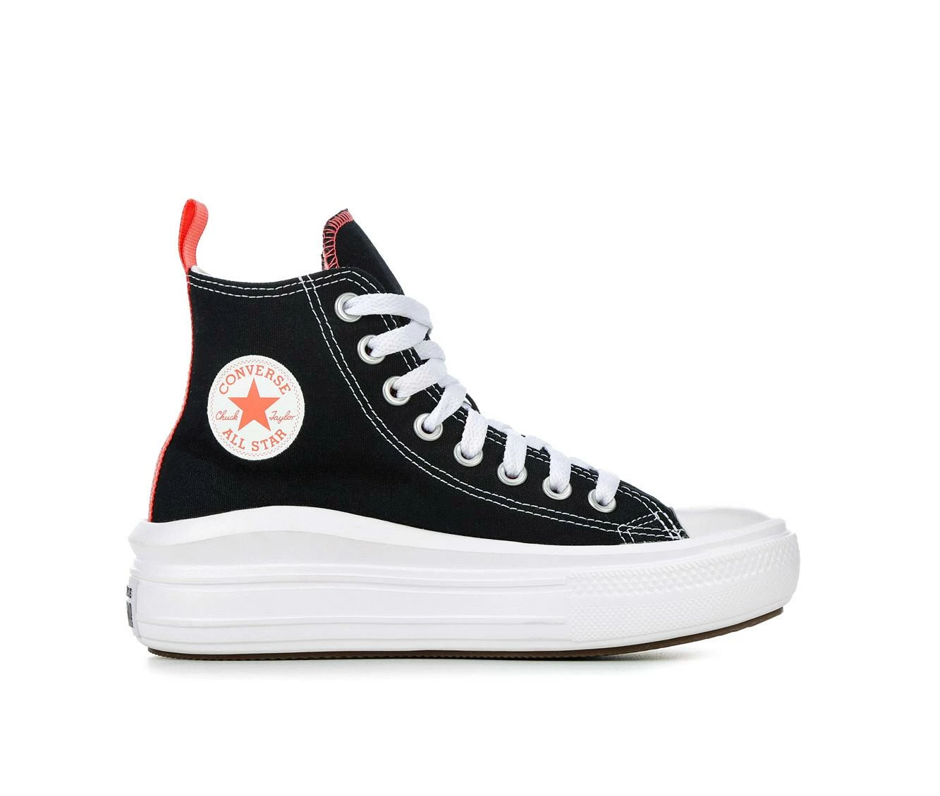 Girls' Converse Little Kid Chuck Taylor Move Platform Sneakers 4 Girls' Converse Little Kid Chuck Taylor Move Platform Sneakers - Image 2