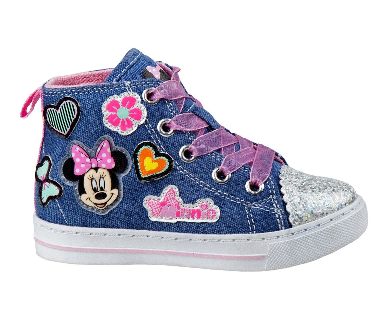 Girls' Disney Toddler & Little Kid CH17788O Minnie Mouse High-Top Sneakers 3 Girls' Disney Toddler & Little Kid CH17788O Minnie Mouse High-Top Sneakers