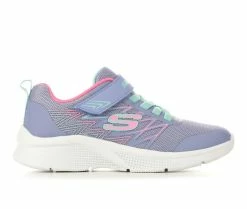 Girls' Skechers Little Kid & Big Kid Microspec Bold Delight Running Shoes