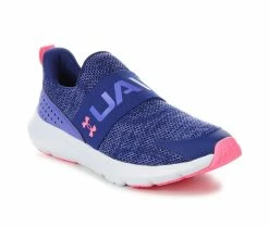 Girls' Under Armour Big Kid Surge 3 Slip-On Running Shoes -Basketball and Court Shoes Sales Store 2 136