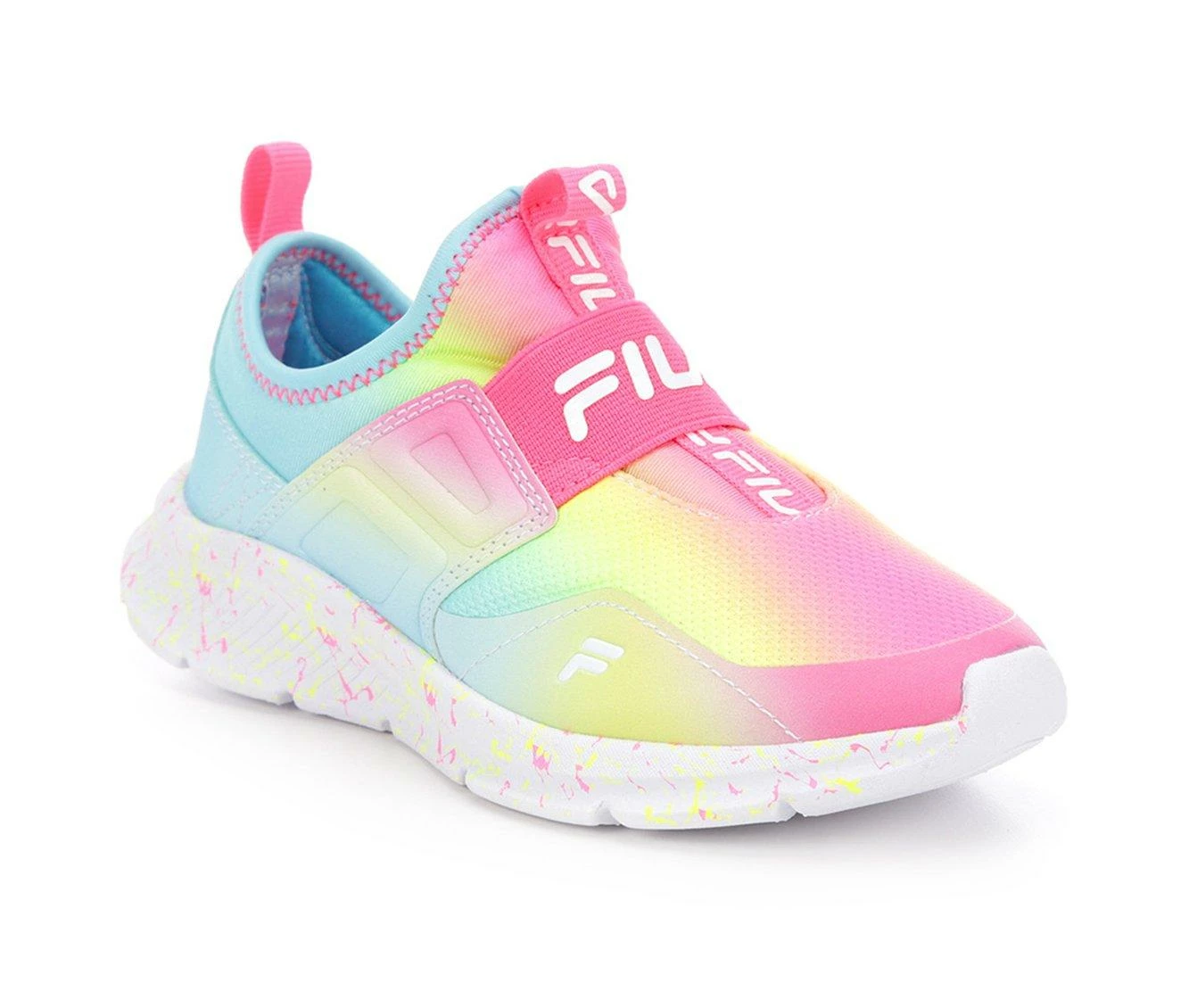 Girls' Fila Little Kid & Big Kid Landbuzzer Marble Running Shoes 5 Girls' Fila Little Kid & Big Kid Landbuzzer Marble Running Shoes - Image 3