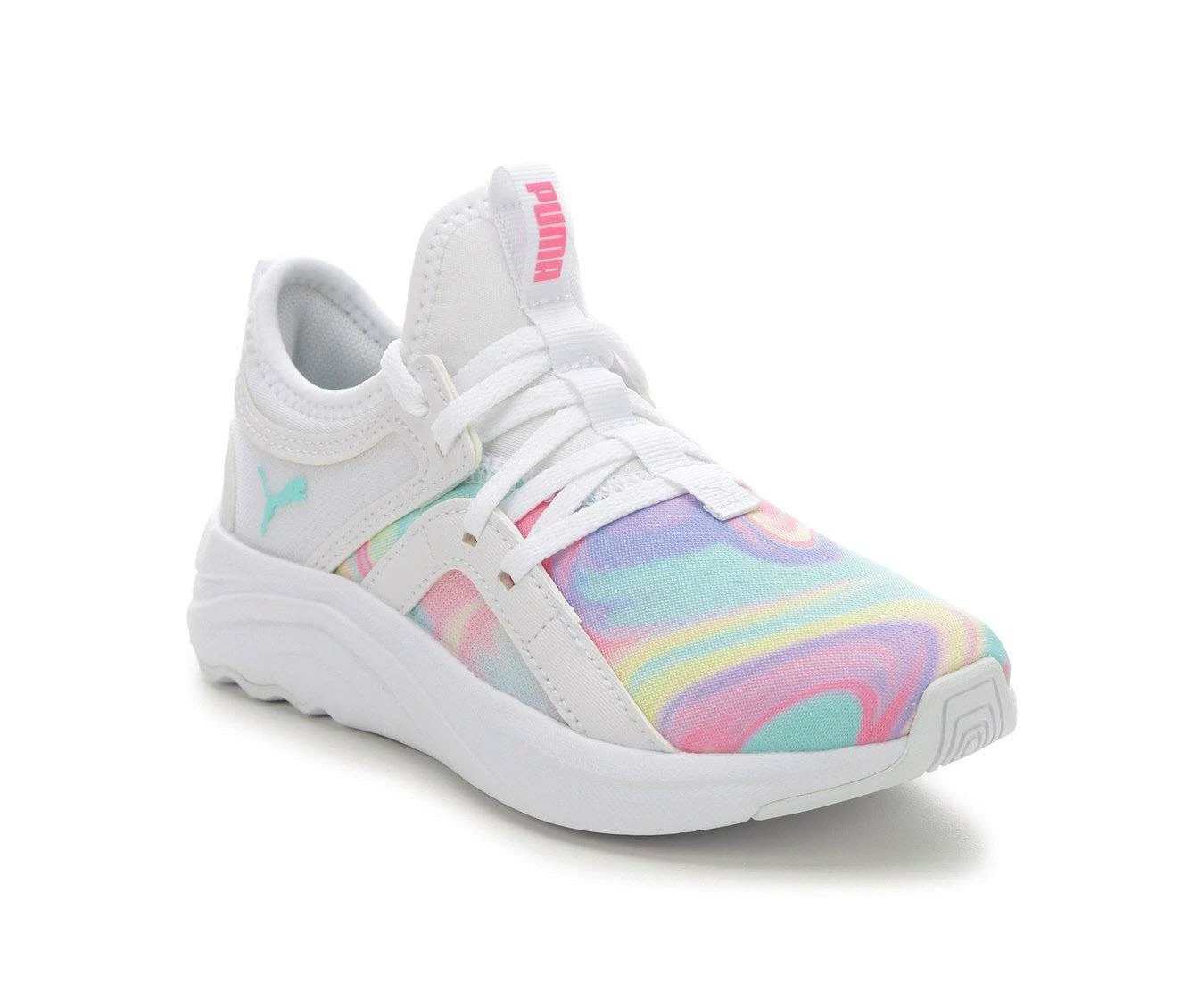 Girls' Puma Little Kid & Big Kid SoftRide Sophia Swirl Running Shoes 5 Girls' Puma Little Kid & Big Kid SoftRide Sophia Swirl Running Shoes - Image 3