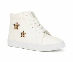 Girls' Olivia Miller Little Kid & Big Kid Brooklyn High-Top Sneakers -Basketball and Court Shoes Sales Store 2 40